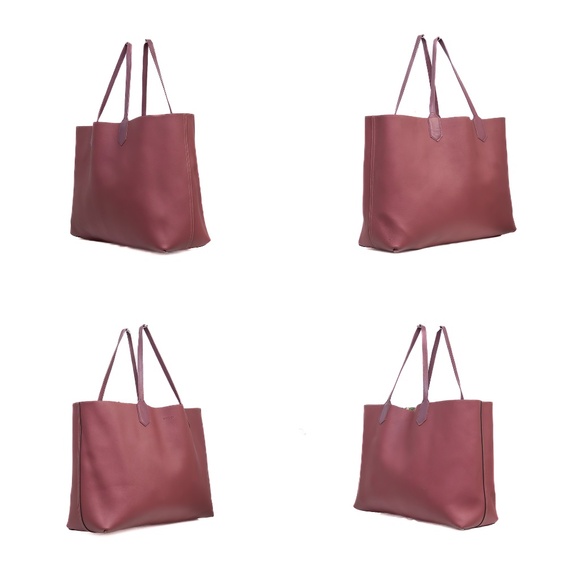 Gucci Reversible GG Supreme Blooms Canvas and Leather Tote Bag – Pink Floral Pri - Picture 11 of 11